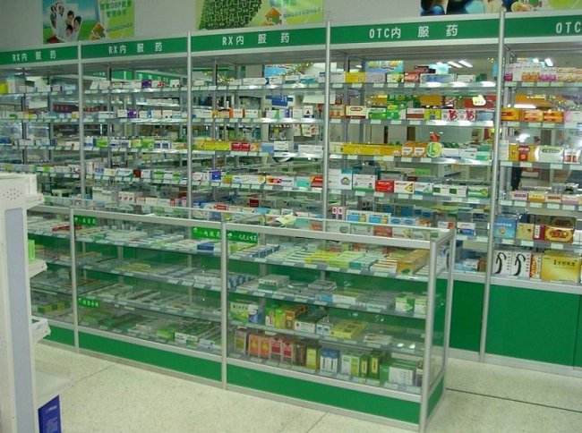 藥店展櫃